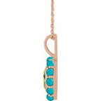 Cabochon Halo-Style Necklace or Pendant