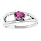 Negative Space Solitaire Ring