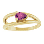 Negative Space Solitaire Ring