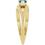 Negative Space Solitaire Ring
