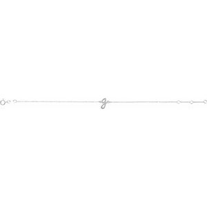 Script Initial Bracelet
