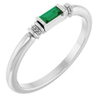 Accented Stackable Ring