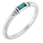 Accented Stackable Ring