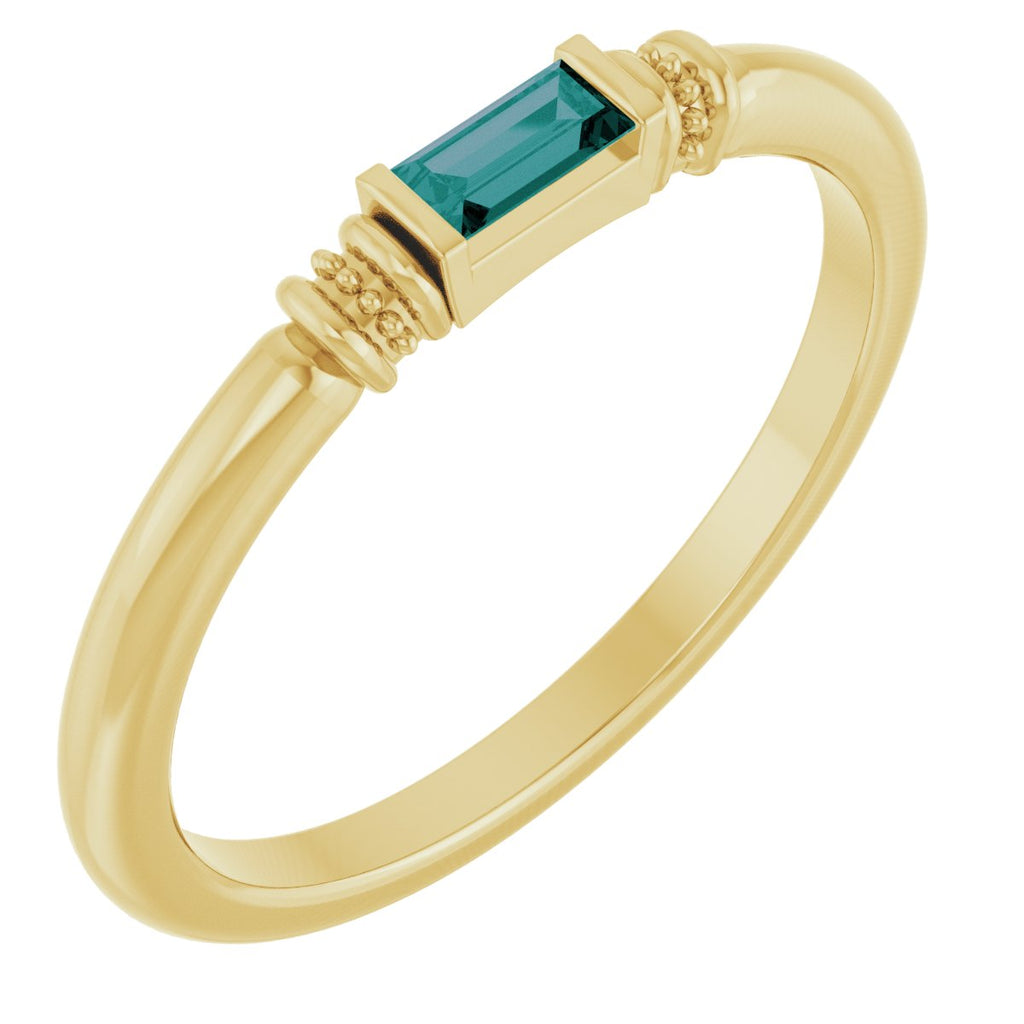 Accented Stackable Ring
