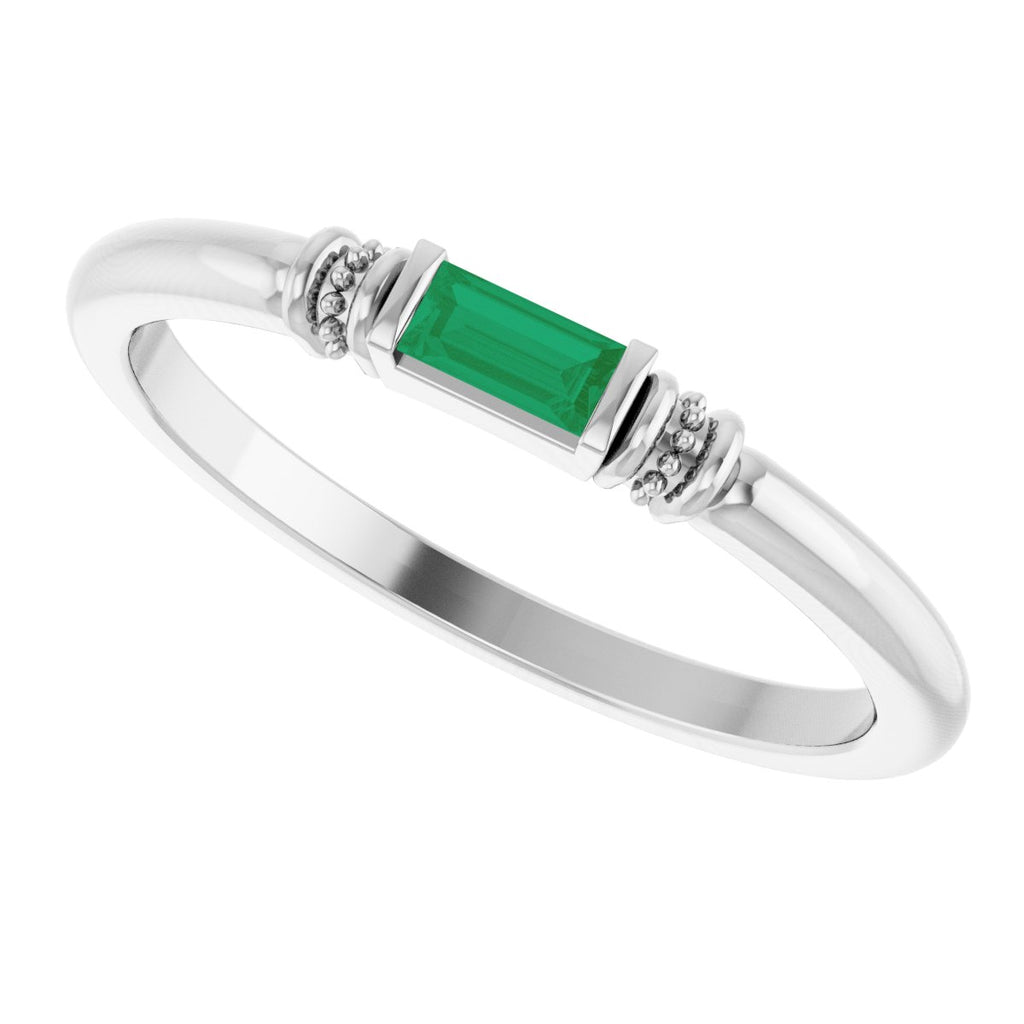 Accented Stackable Ring