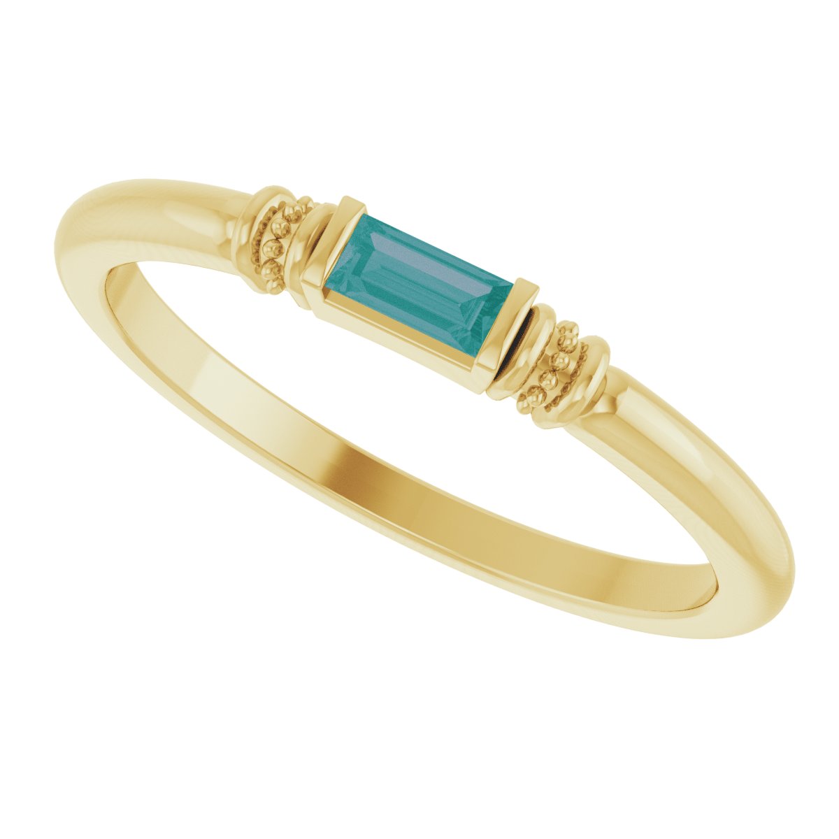 Accented Stackable Ring