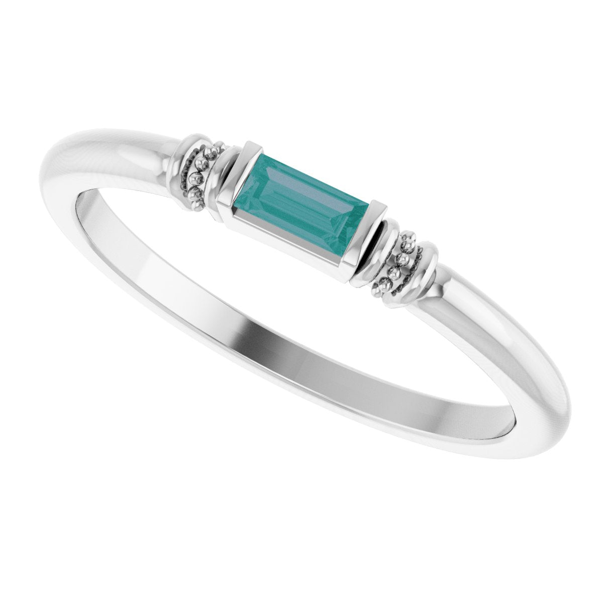 Accented Stackable Ring