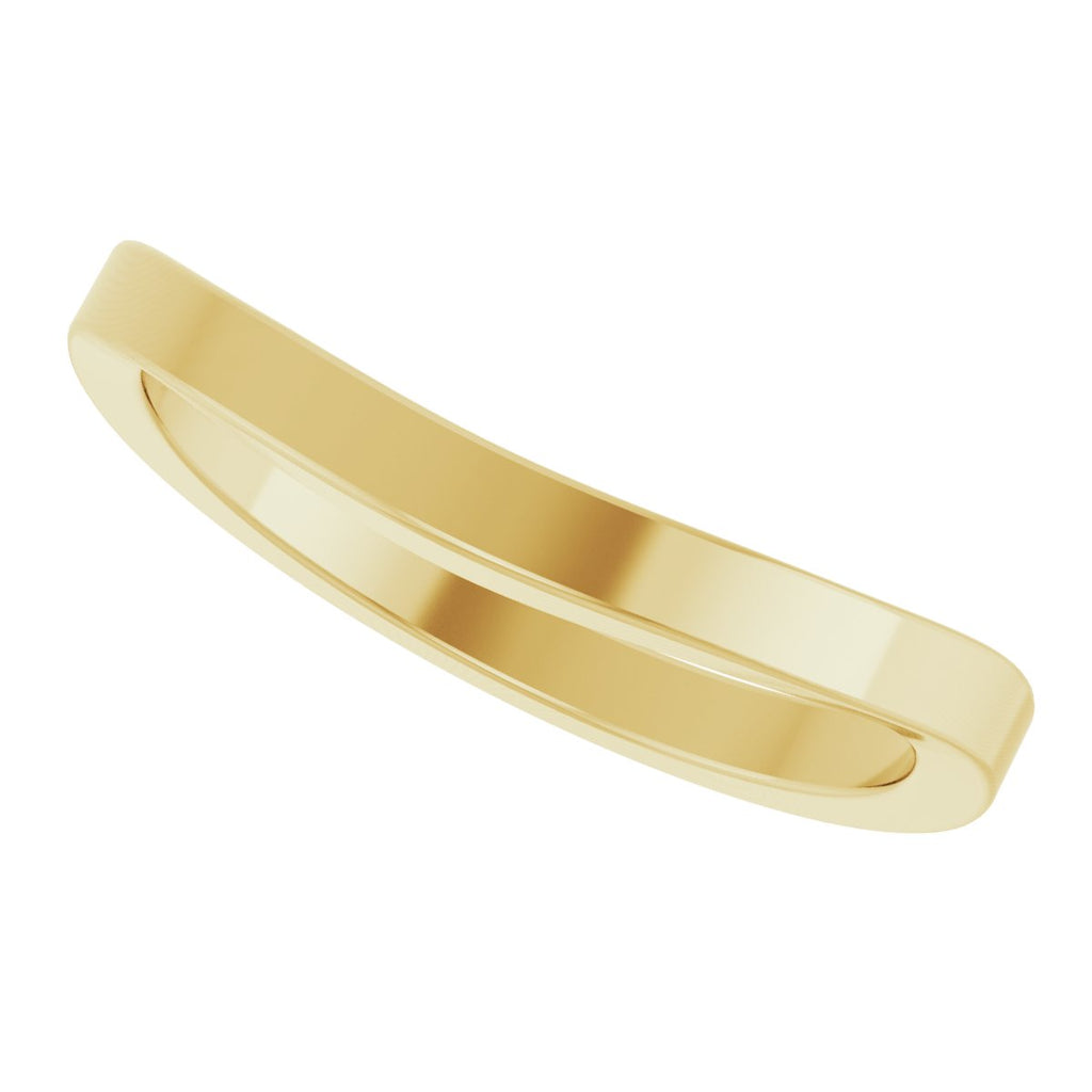 Half-Bezel Two-Stone Engagement Ring or Band