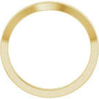 Half-Bezel Two-Stone Engagement Ring or Band