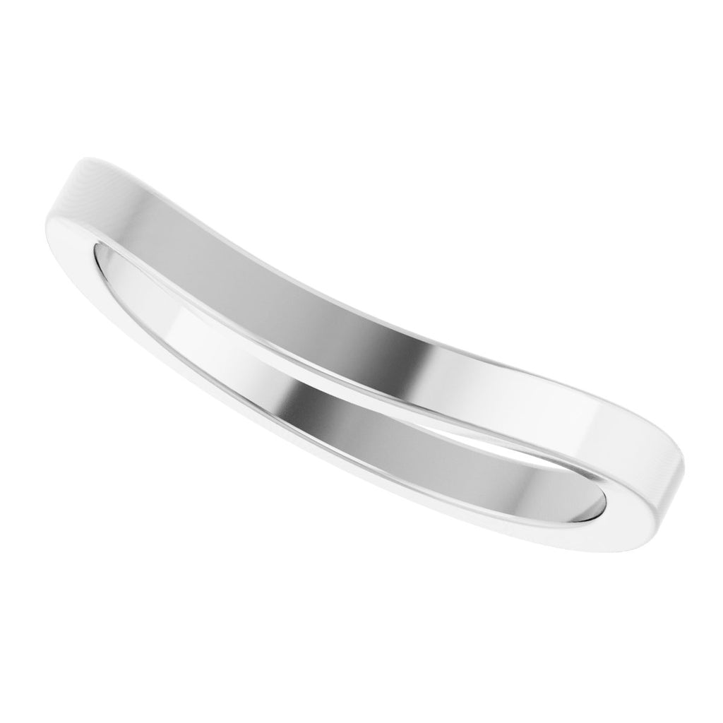 Half-Bezel Two-Stone Engagement Ring or Band