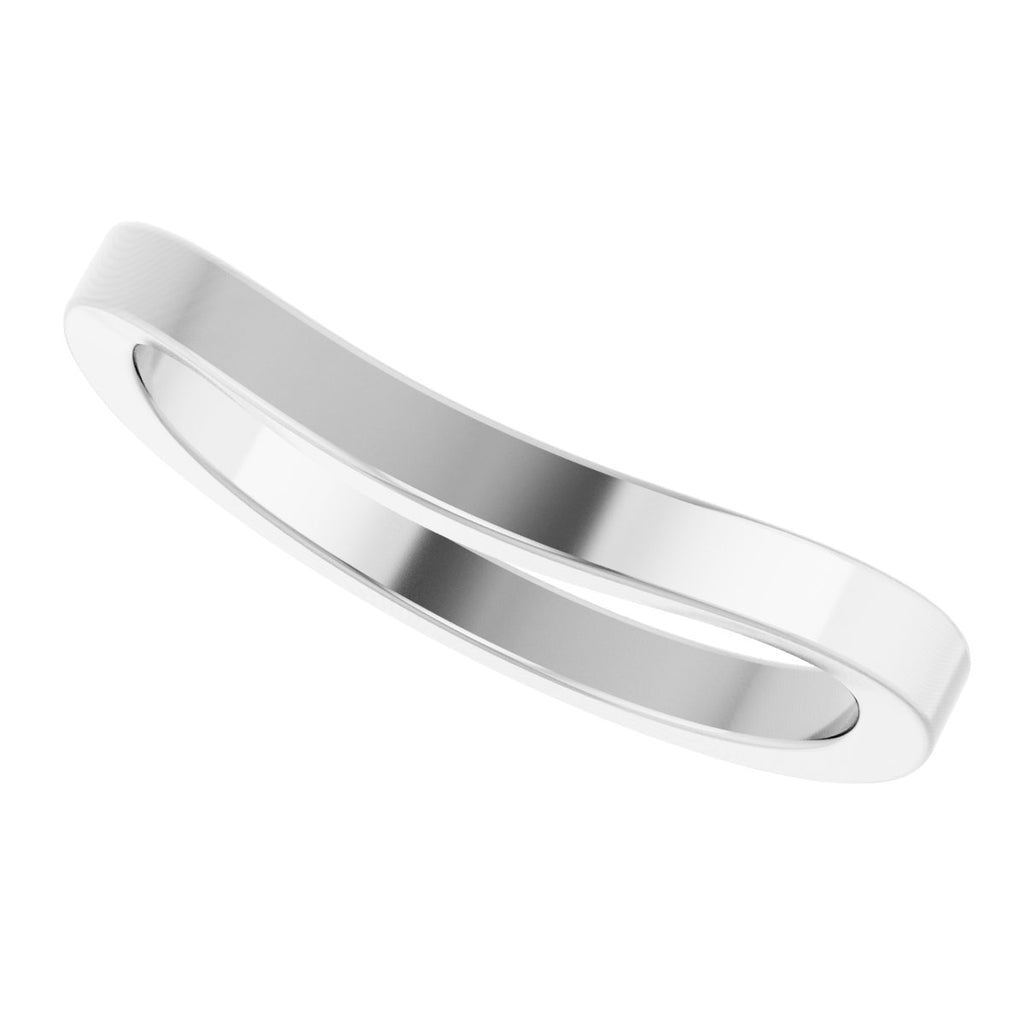 Half-Bezel Two-Stone Engagement Ring or Band