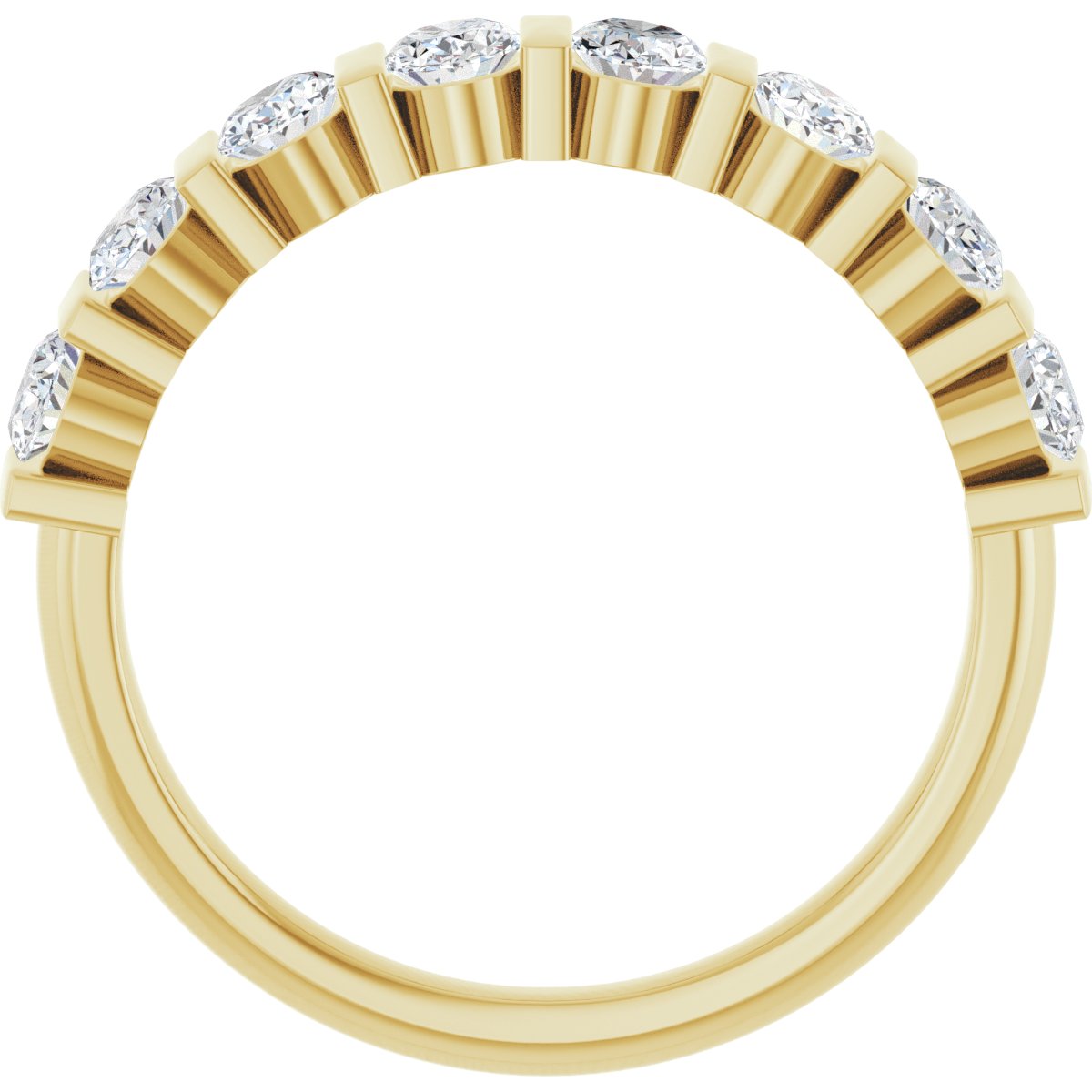 Accented Engagement Ring or Band