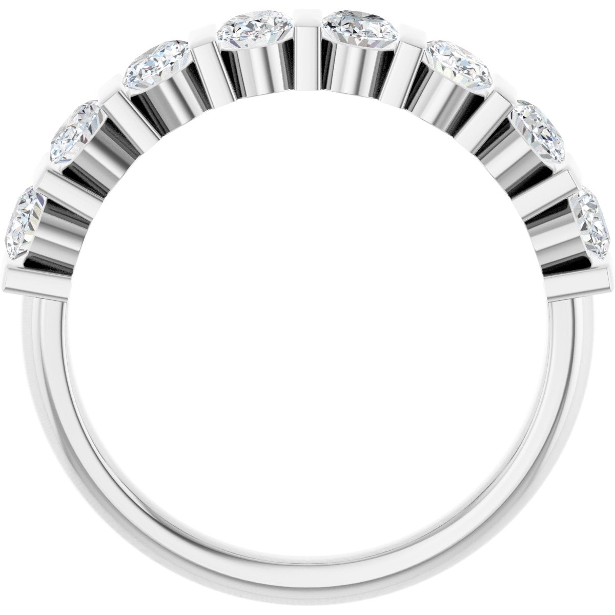 Accented Engagement Ring or Band