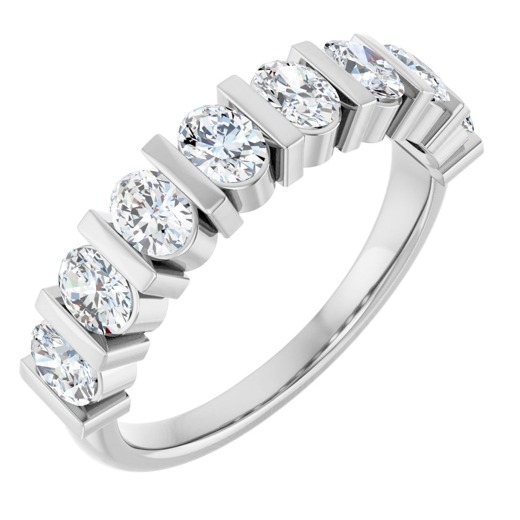 Accented Engagement Ring or Band