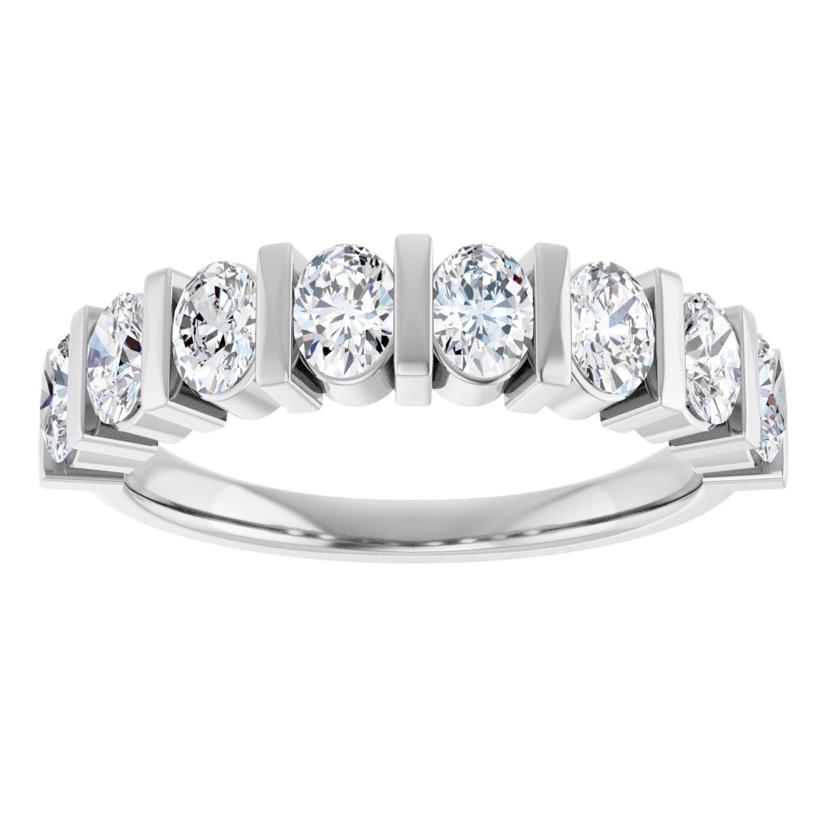 Accented Engagement Ring or Band