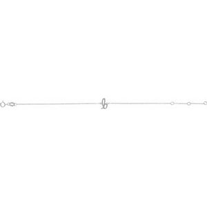 Script Initial Bracelet