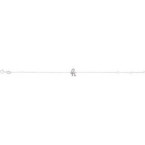 Script Initial Bracelet