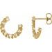 Accented Forward-Facing Earrings