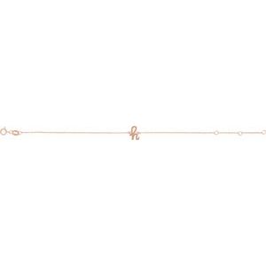 Script Initial Bracelet