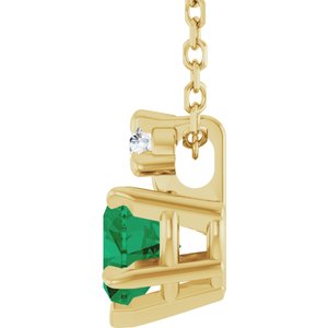 Accented Heart Necklace or Pendant