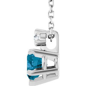 Accented Heart Necklace or Pendant