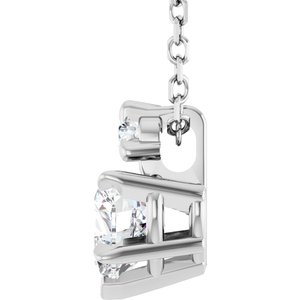 Accented Heart Necklace or Pendant