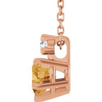 Accented Heart Necklace or Pendant