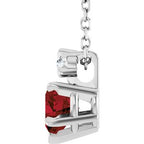Accented Heart Necklace or Pendant