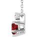 Accented Heart Necklace or Pendant
