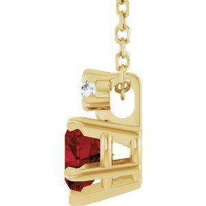 Accented Heart Necklace or Pendant