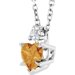 Accented Heart Necklace or Pendant