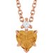 Accented Heart Necklace or Pendant