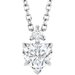 Accented Heart Necklace or Pendant