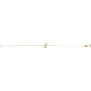 Script Initial Bracelet
