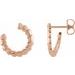 Front-Back Heart Hoop Earrings