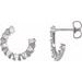 Accented Forward-Facing Earrings