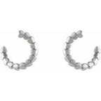 Front-Back Heart Hoop Earrings