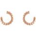 Front-Back Heart Hoop Earrings