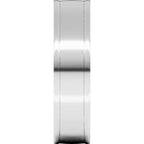 Round-Edge Grooved Comfort-Fit Half Round Band