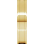 Round-Edge Grooved Comfort-Fit Half Round Band