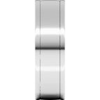 Round-Edge Grooved Comfort-Fit Half Round Band