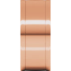 Round-Edge Grooved Comfort-Fit Half Round Band