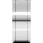 Round-Edge Grooved Comfort-Fit Half Round Band