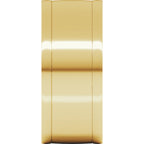 Round-Edge Grooved Comfort-Fit Half Round Band