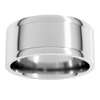 Round-Edge Grooved Comfort-Fit Half Round Band