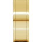 Round-Edge Grooved Comfort-Fit Half Round Band