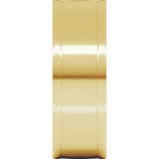 Round-Edge Grooved Comfort-Fit Half Round Band