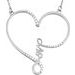 Infinity-Inspired Love Heart Necklace or Center