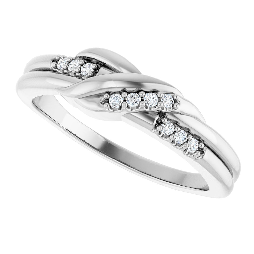 Accented Knot Ring