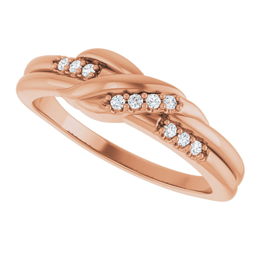 Accented Knot Ring